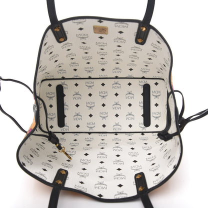 MCM Visetos Medium Project Reversible Shopper Tote White 10 of 22