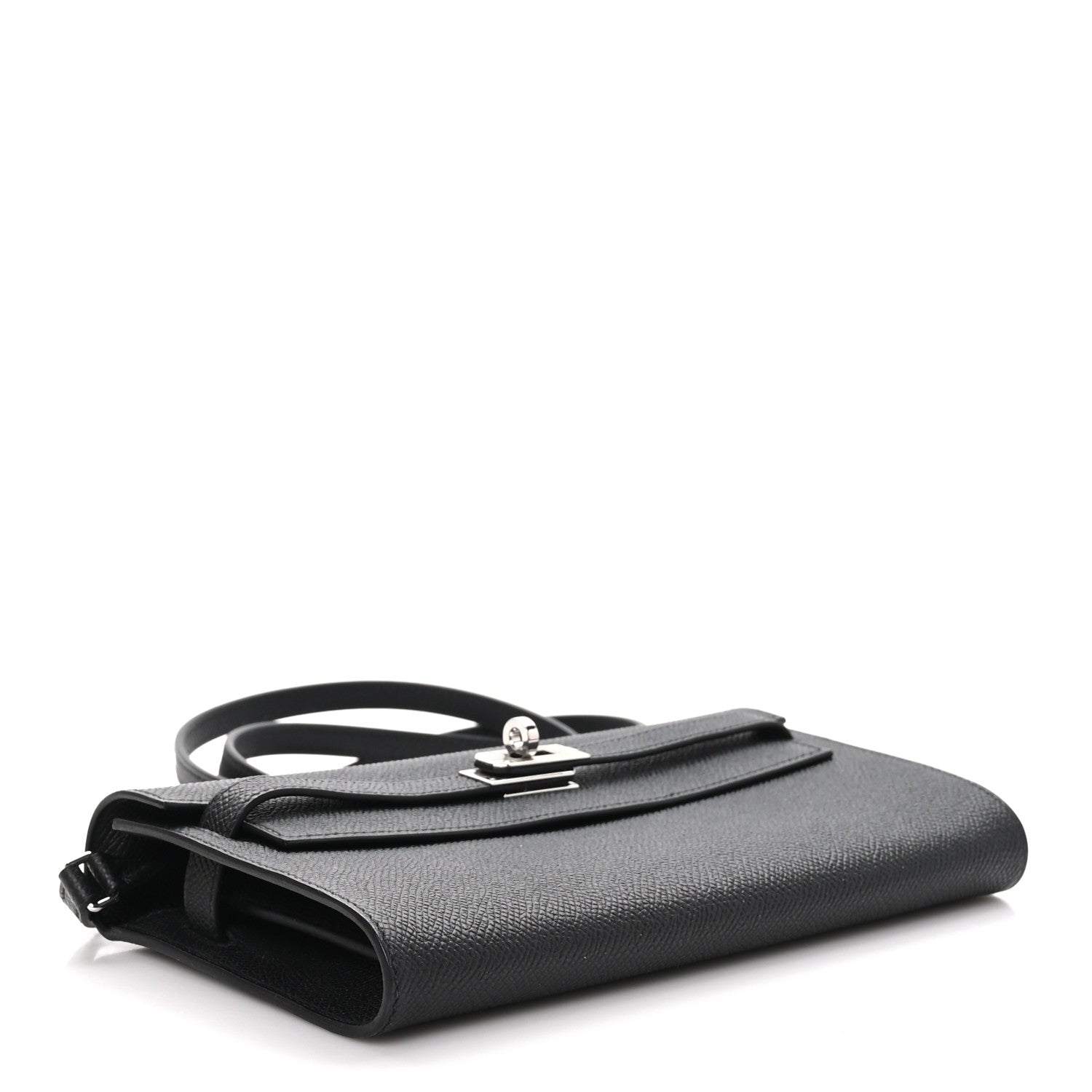 Hermes Epsom Kelly Wallet To Go Black 4 of 12