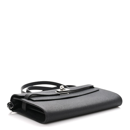 Hermes Epsom Kelly Wallet To Go Black 4 of 12