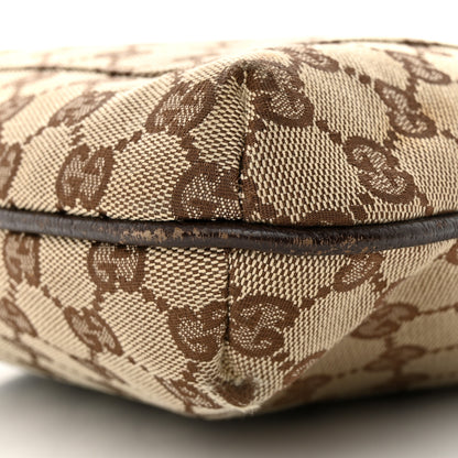 Gucci Monogram Flat Messenger Bag Dark Brown 10 of 17