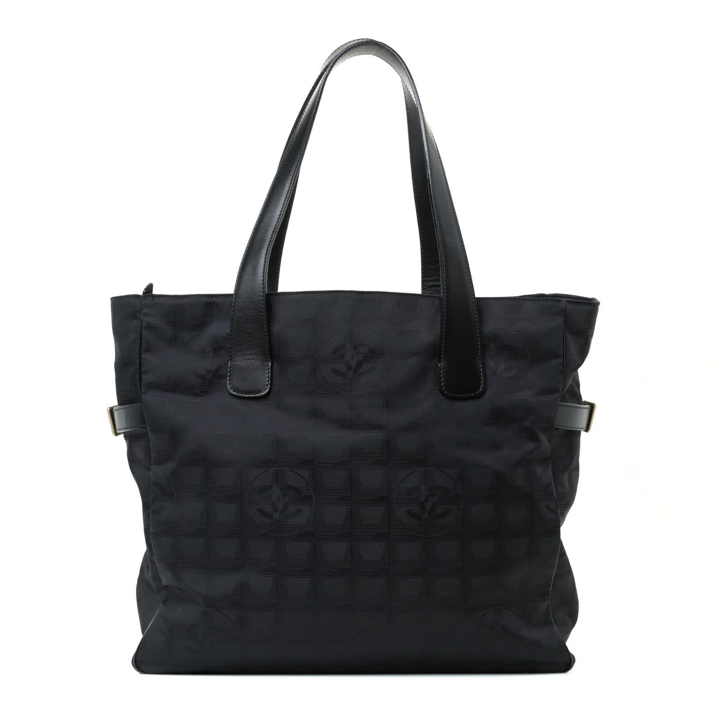 Nylon Medium Travel Tote Black