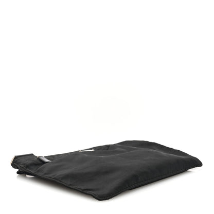 Prada Tessuto Nylon Flat Messenger Bag Black 4 of 8