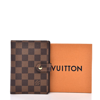 Louis Vuitton Damier Ebene Small Ring Agenda Cover 9 of 9