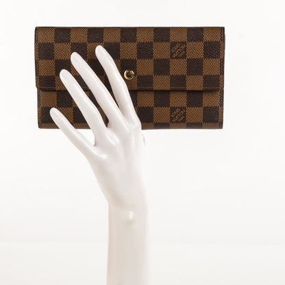 Louis Vuitton Damier Ebene Porte Tresor International Wallet 2 of 7
