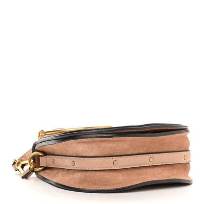 Chloe Calfskin Suede Small Nile Bracelet Bag Biscotti Beige 4 of 13