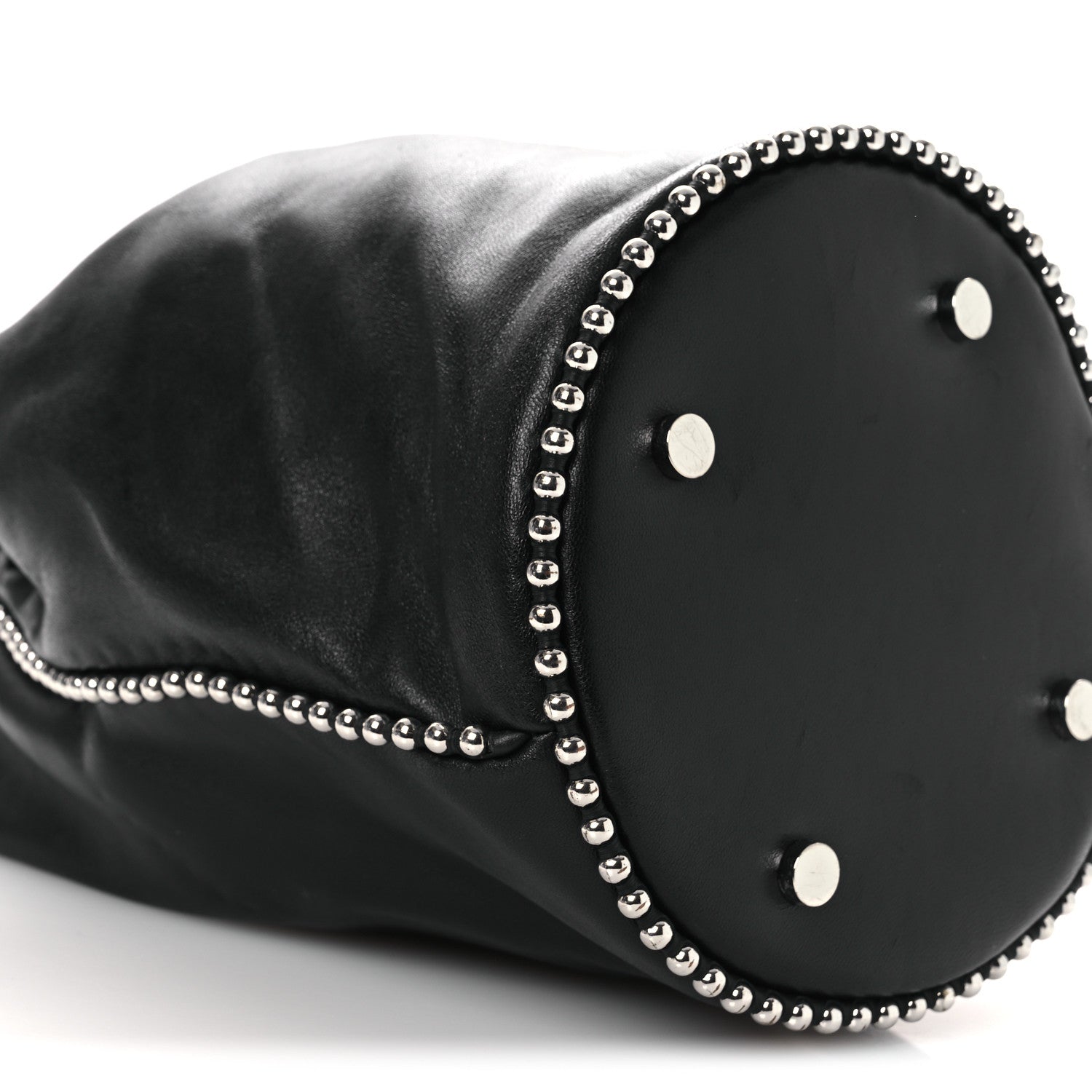 Alexander Wang Lambskin Attica Chain Dry Sack Bucket Bag Black 8 of 11