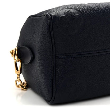 Louis Vuitton Empreinte Monogram Giant Speedy Bandouliere 20 Navy 8 of 9