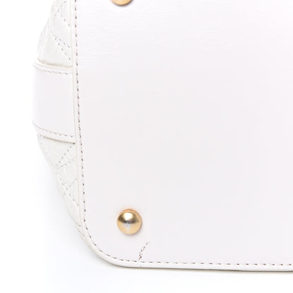 Chanel Glazed Calfskin Quilted State Of The Art Hobo White 10 of 11