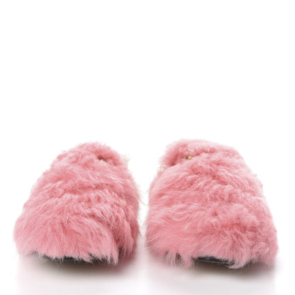 Gucci Merino Wool Womens Princetown Slippers 39 Pink 2 of 8