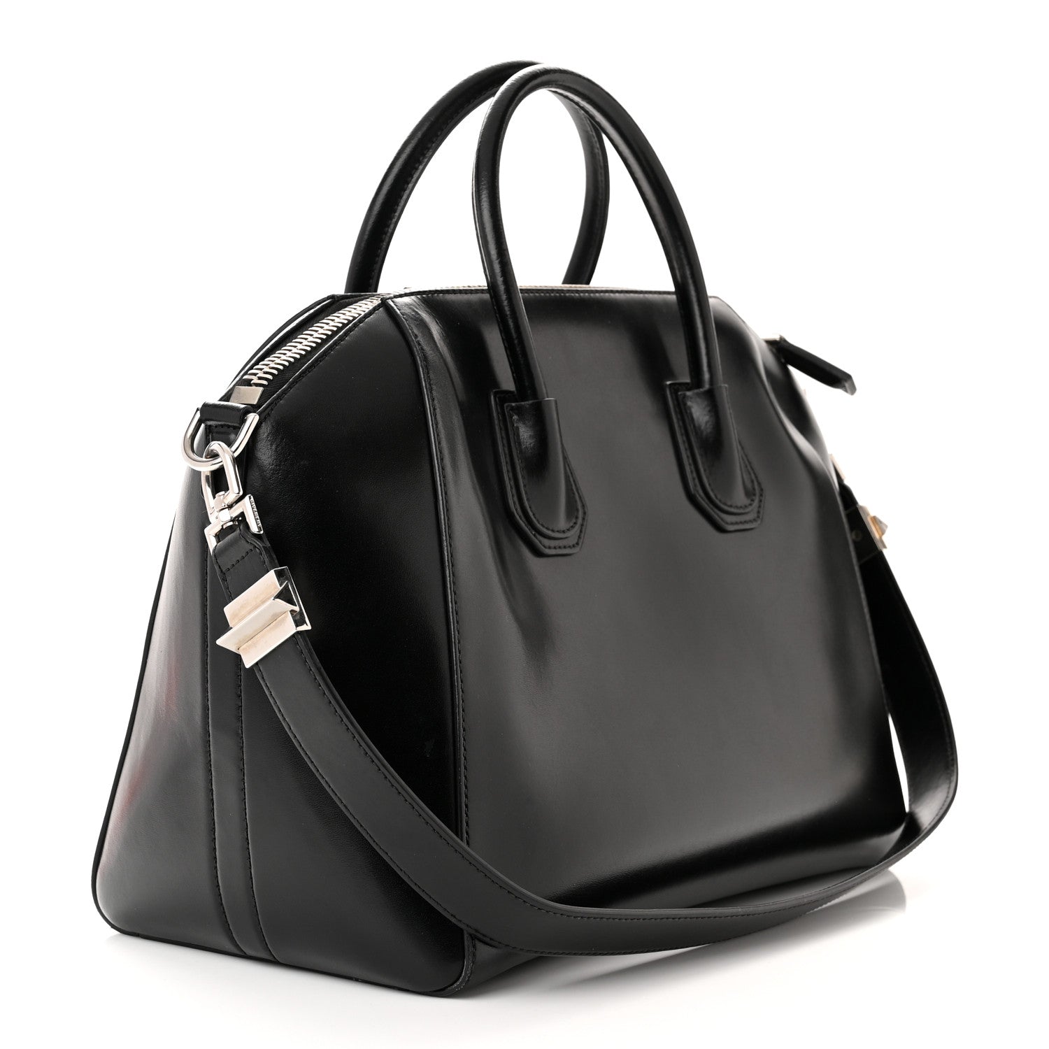 Givenchy Shiny Lord Calfskin Medium Antigona Black 3 of 11
