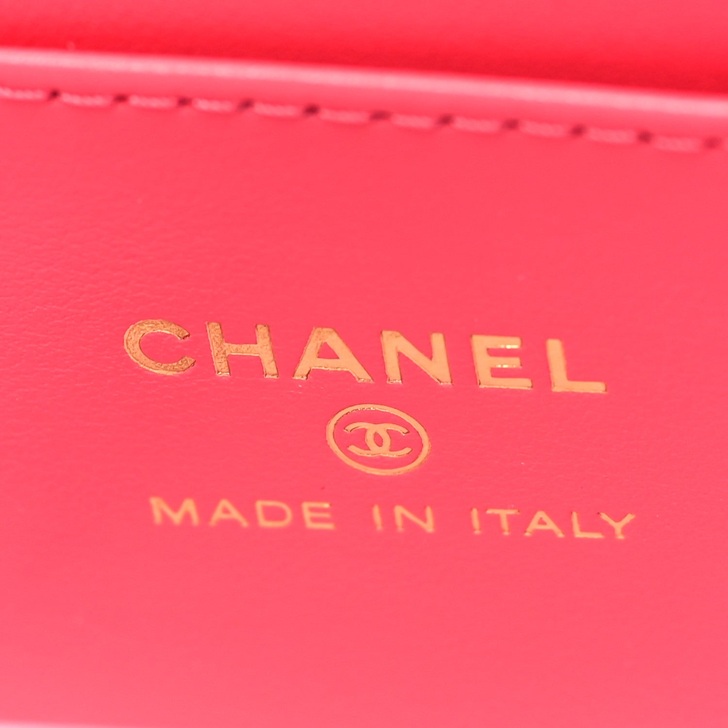 Chanel Shiny Aged Calfskin Quilted Mini Nano Kelly Shopper Dark Pink 6 of 11