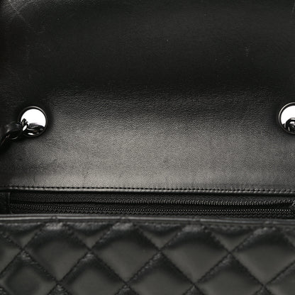 Chanel Lambskin Quilted Mini Rectangular Flap So Black 14 of 17