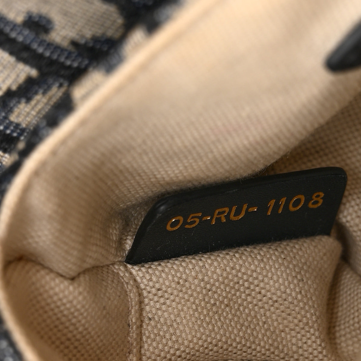 Oblique Mini Saddle Bag Blue
