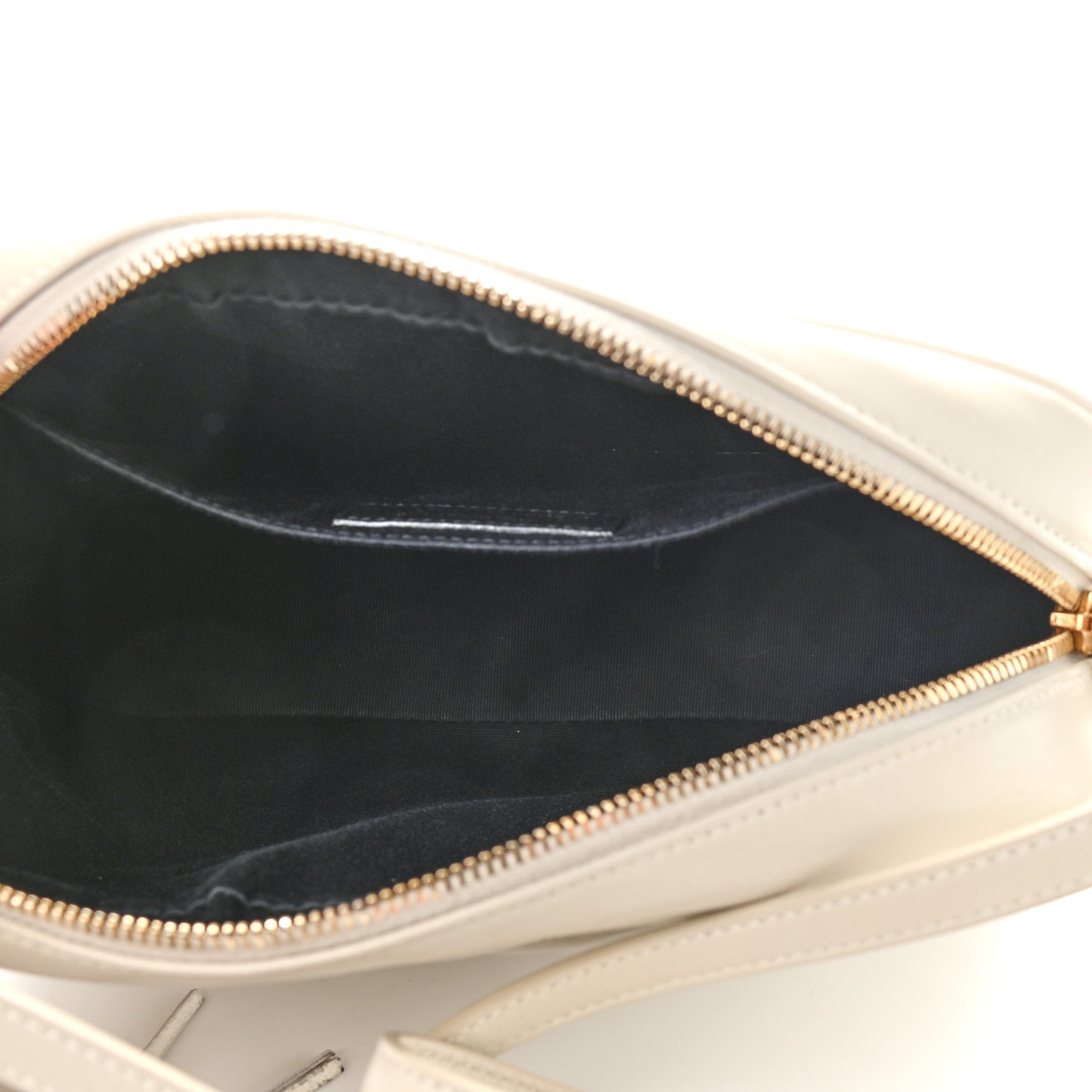 Calfskin Matelasse Monogram Lou Camera Bag Crema Soft