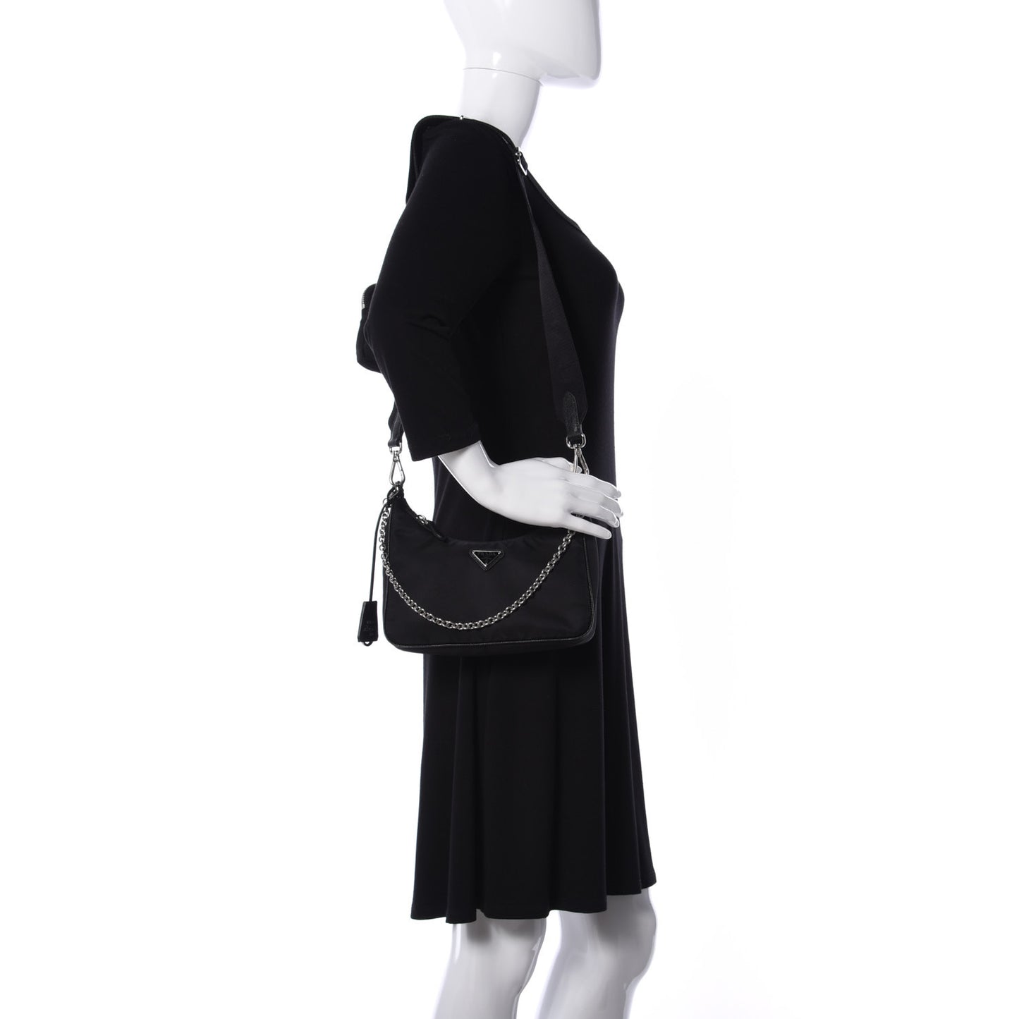 Nylon Re-Edition 2005 Shoulder Bag Black