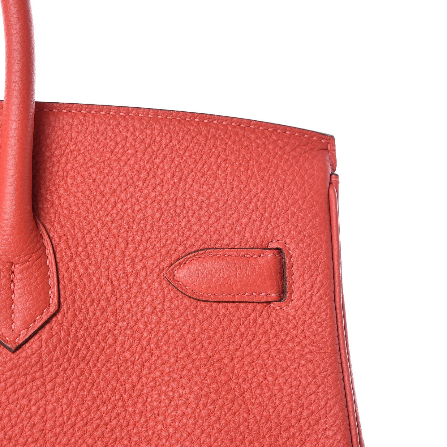 Togo Birkin 35 Rouge Pivoine