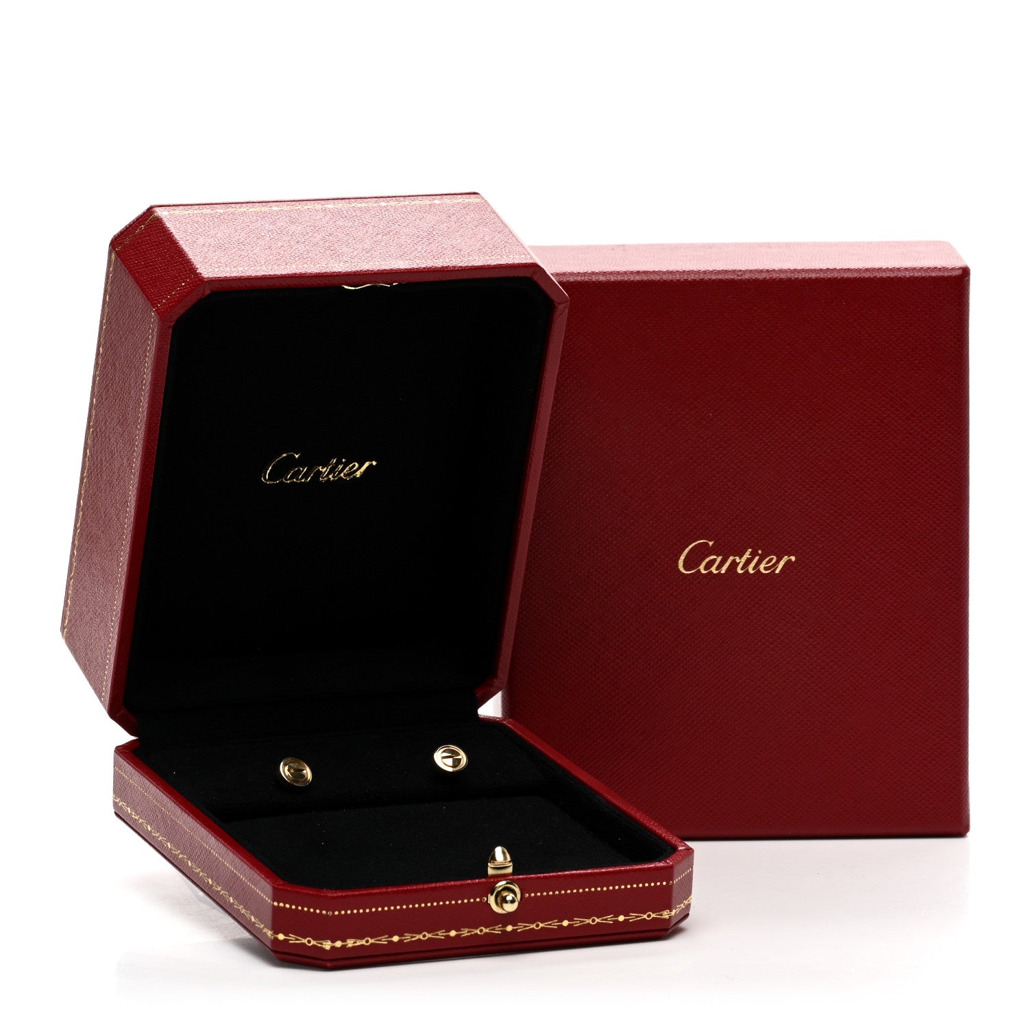Cartier 18K Yellow Gold LOVE Earrings 5 of 5