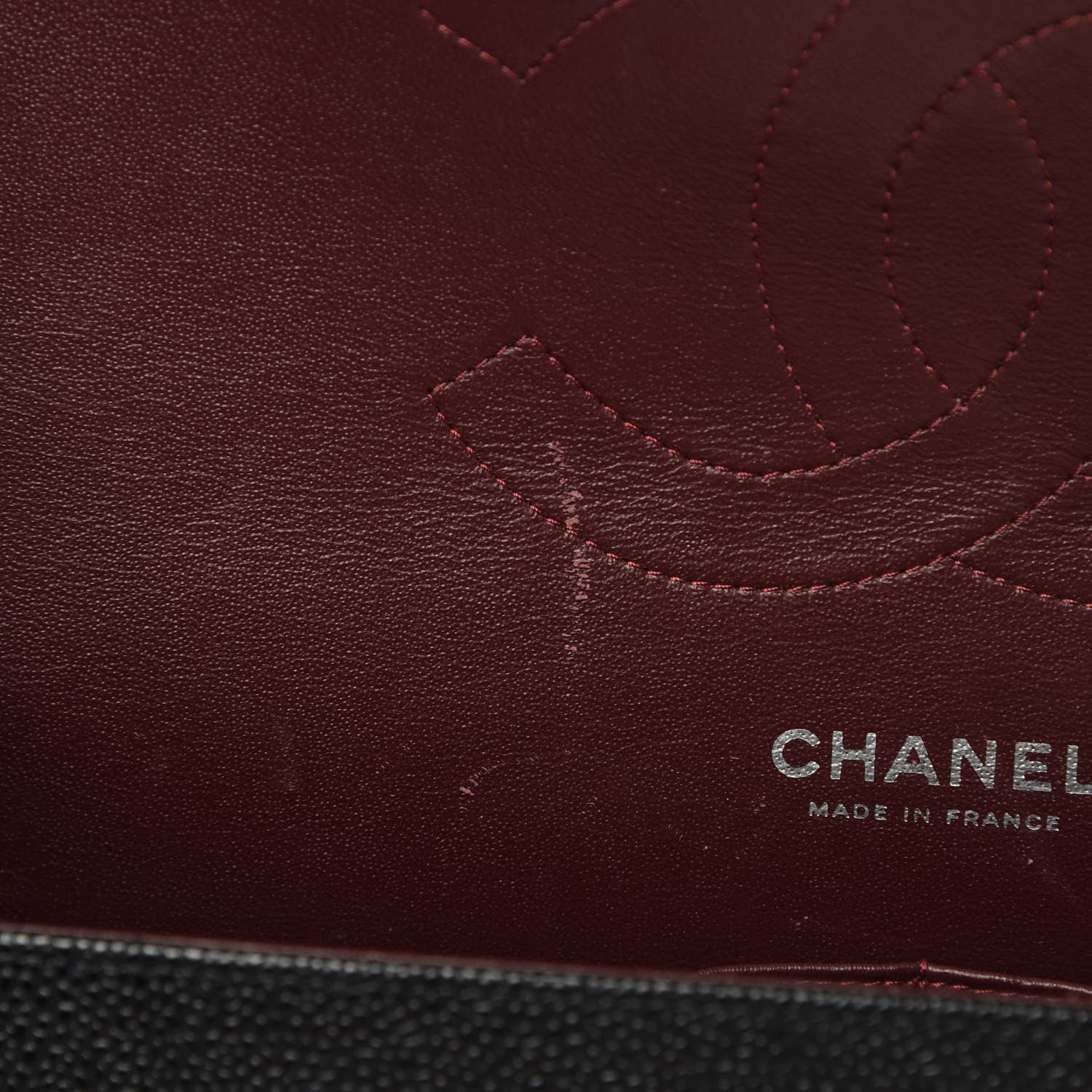 Chanel Caviar Quilted Jumbo Double Flap Black 12 of 16