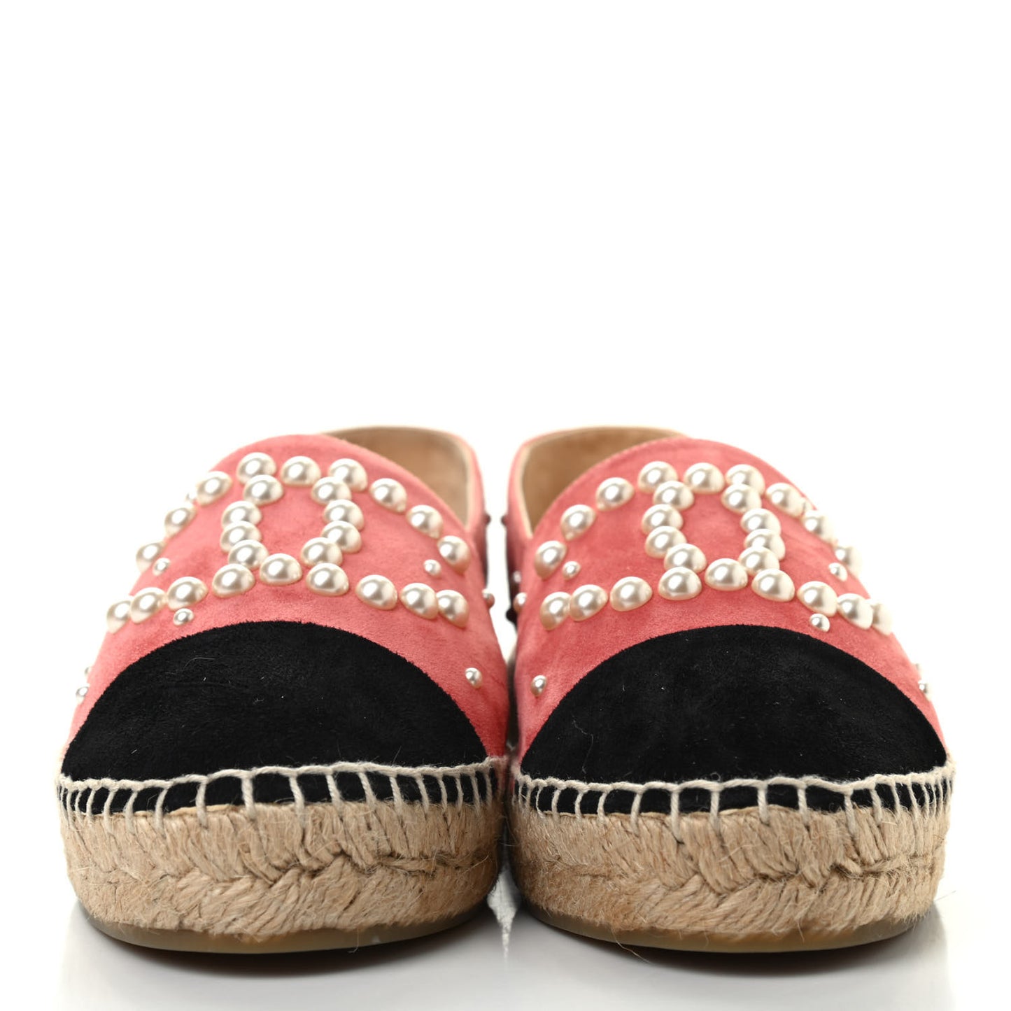 Suede Pearl CC Espadrilles 36 Pink