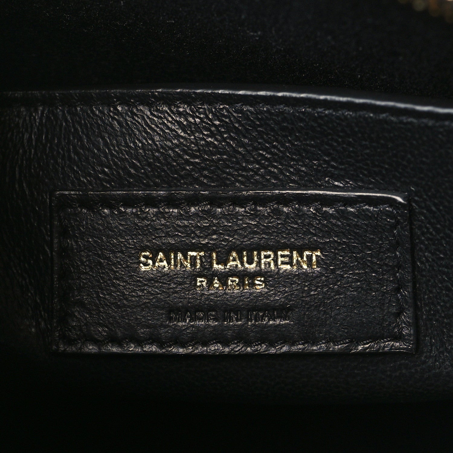 Saint Laurent Grain De Poudre Small Uptown Tote Black 6 of 9