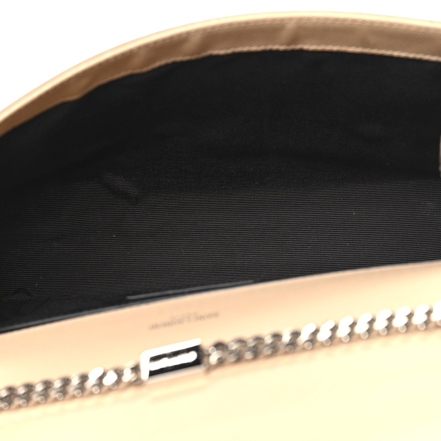 Saint Laurent Grain De Poudre Medium Monogram Kate Satchel Nude Powder 5 of 10