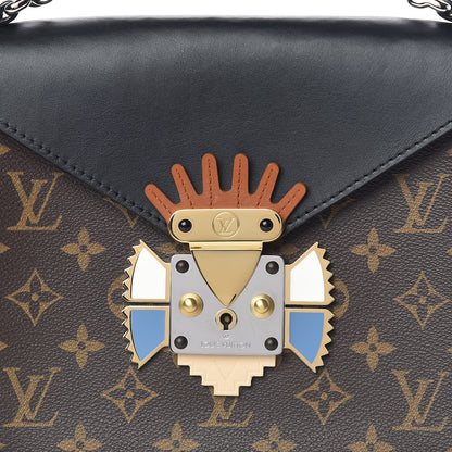 Louis Vuitton Monogram Tribal Chain Mask Pochette GM Black 9 of 9