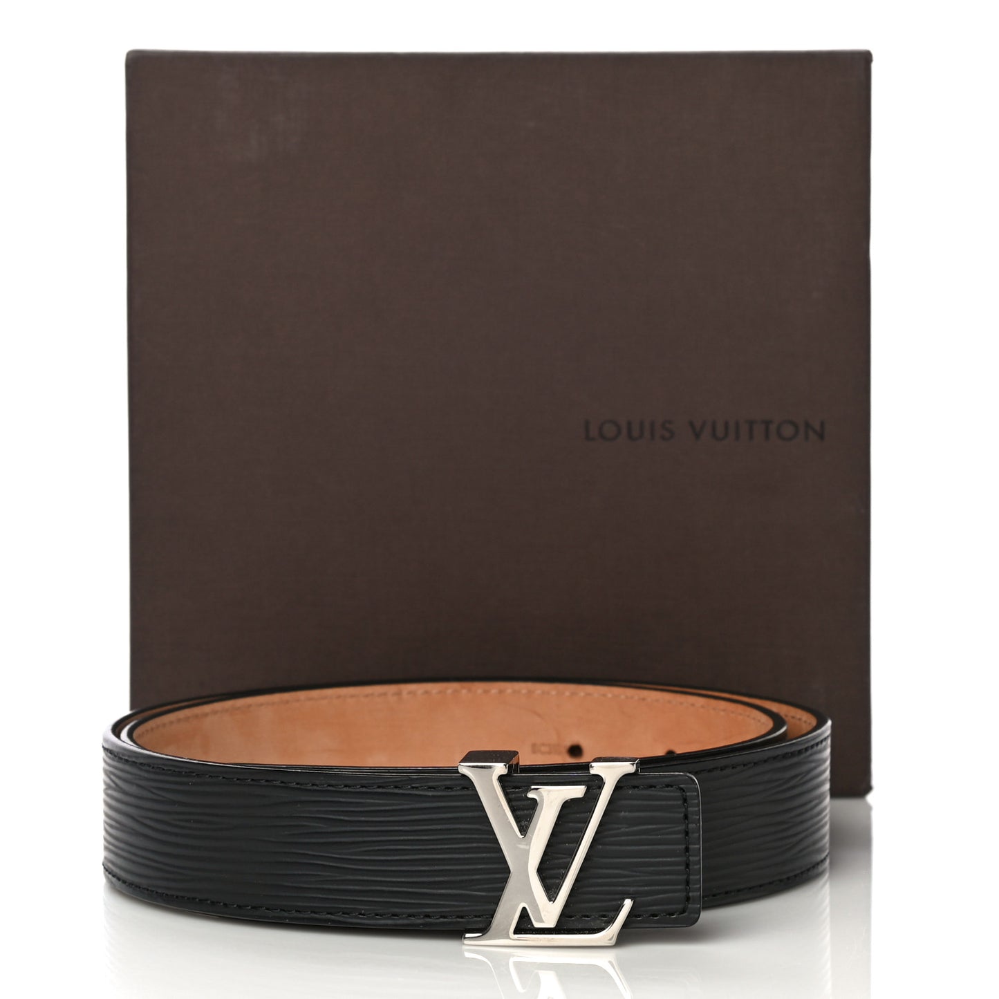 Epi 30mm LV Initiales Belt 80 32 Black
