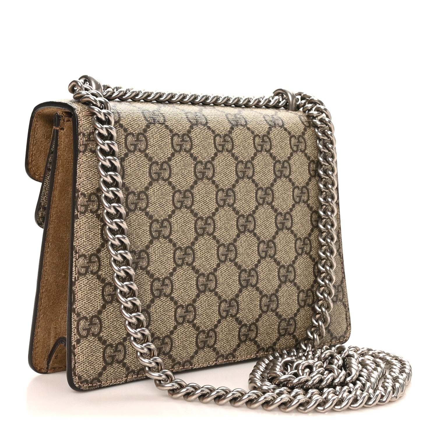 Gucci GG Supreme Monogram Mini Dionysus Shoulder Bag Taupe 3 of 10