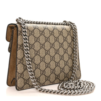 Gucci GG Supreme Monogram Mini Dionysus Shoulder Bag Taupe 3 of 10