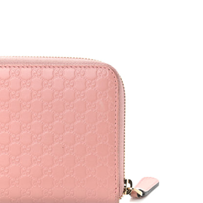 Gucci Microguccissima Zip Around Wallet Soft Pink 12 of 13