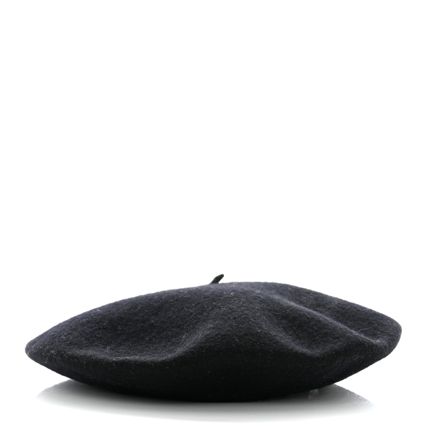 Wool Beret Hat M Black