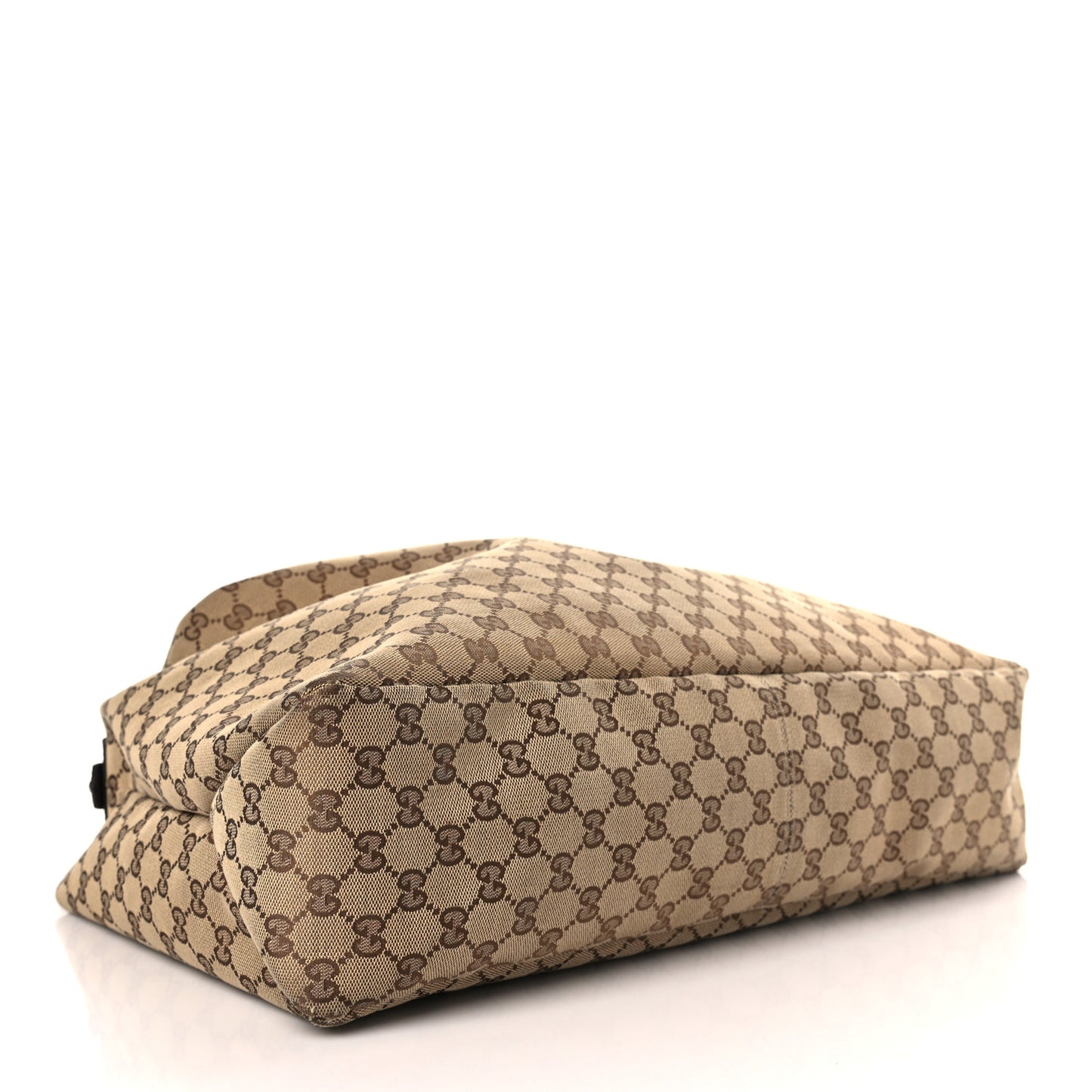 Monogram Large Horsebit Chain Hobo Dark Brown