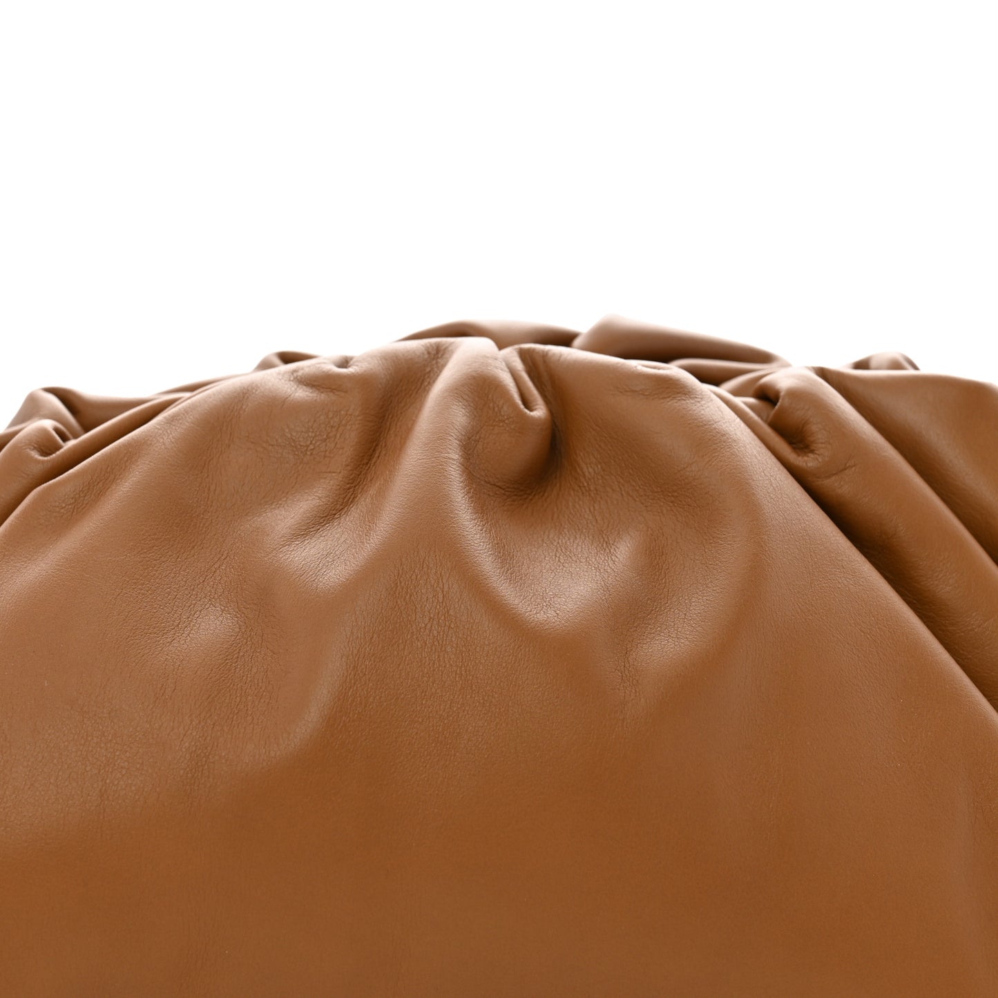 Smooth Butter Calf The Pouch Oversized Clutch Teak