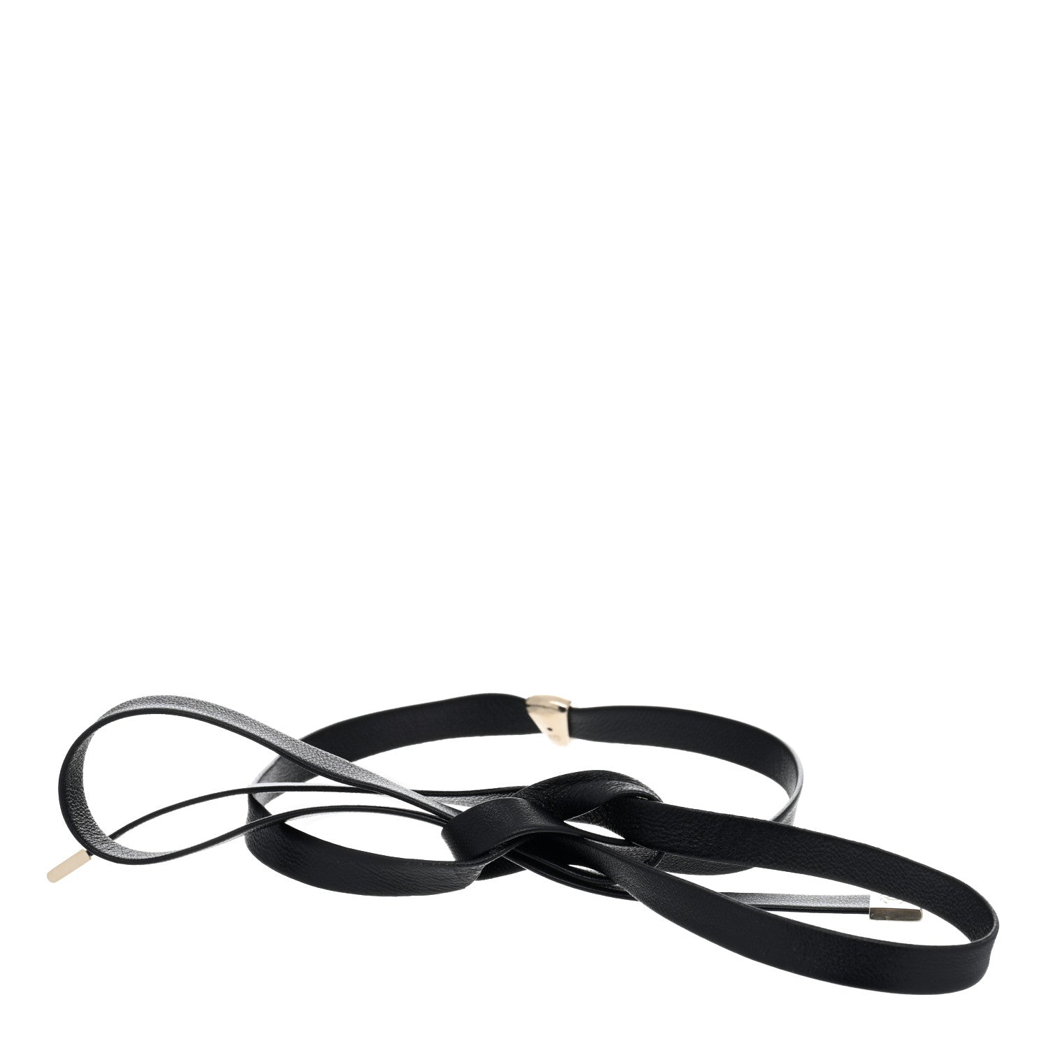 Chanel Lambskin CC Heart Choker Necklace Black 2 of 4