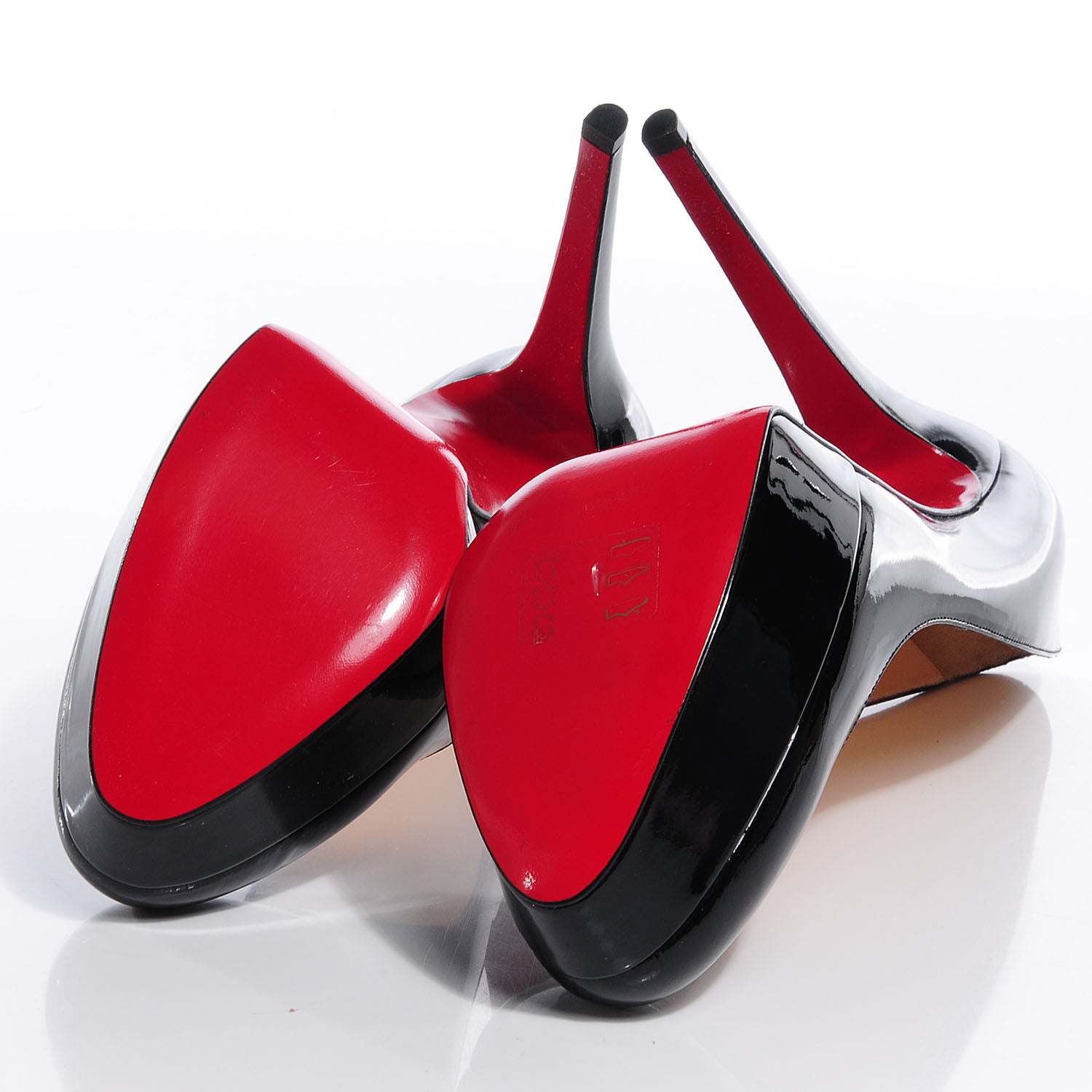 Christian Louboutin Patent Bianca 140 Pumps 39.5 Black 5 of 7