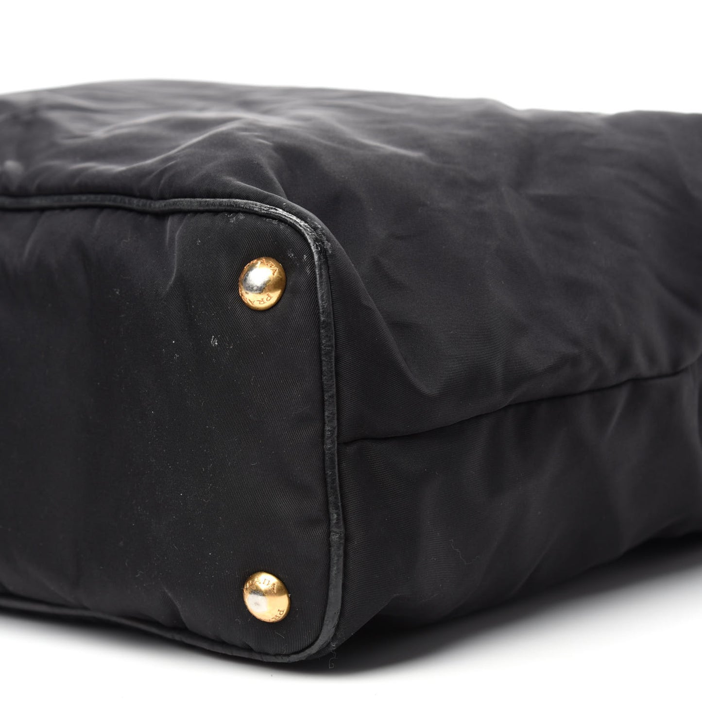 Saffiano Tessuto Nylon Tote Black