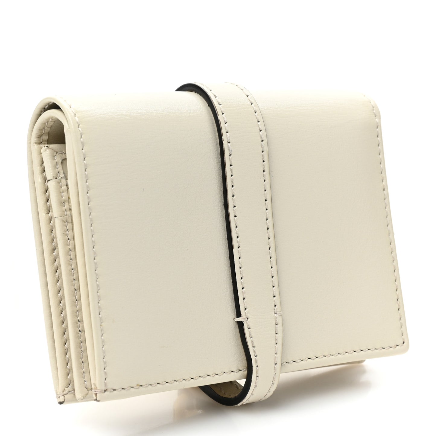Calfskin Jackie 1961 Card Case Mystic White