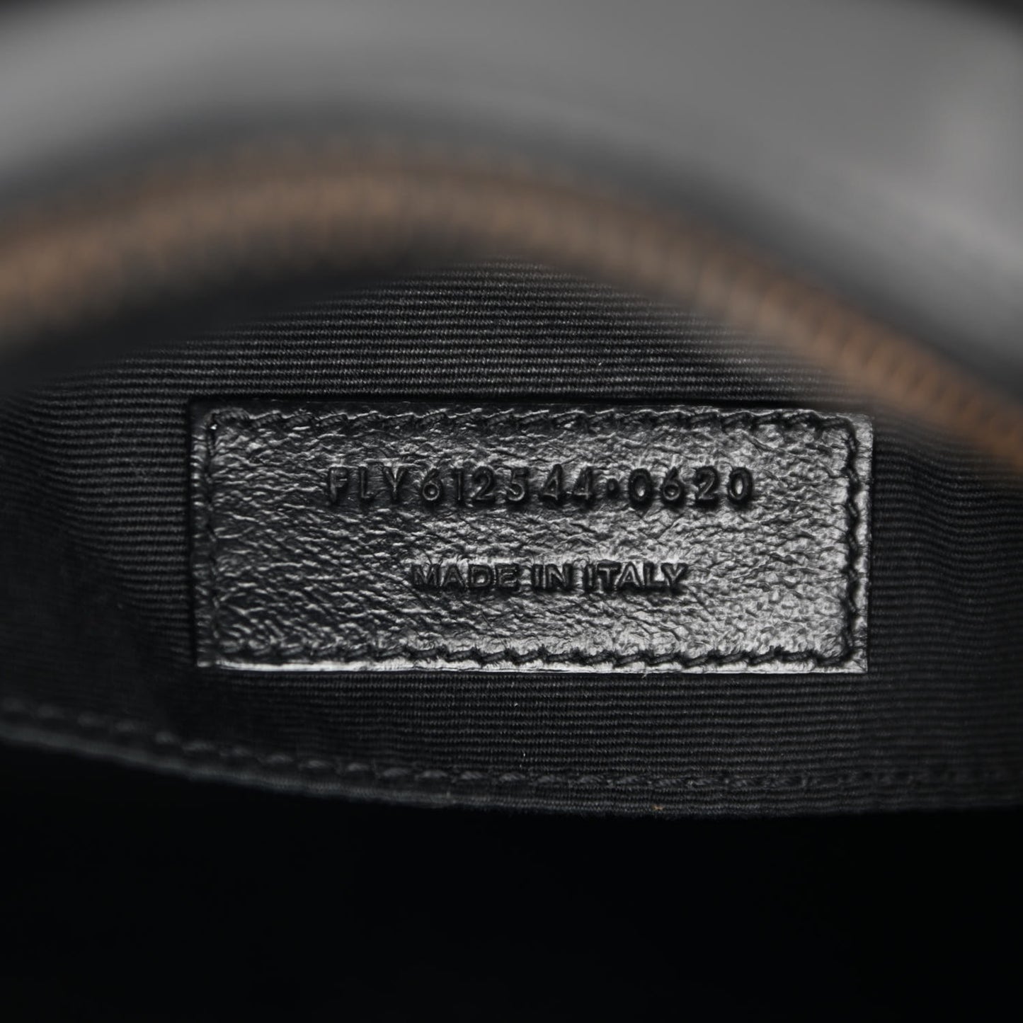 Calfskin Matelasse Monogram Monochrome Lou Camera Bag Black