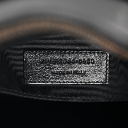 Saint Laurent Calfskin Matelasse Monogram Monochrome Lou Camera Bag Black 7 of 11