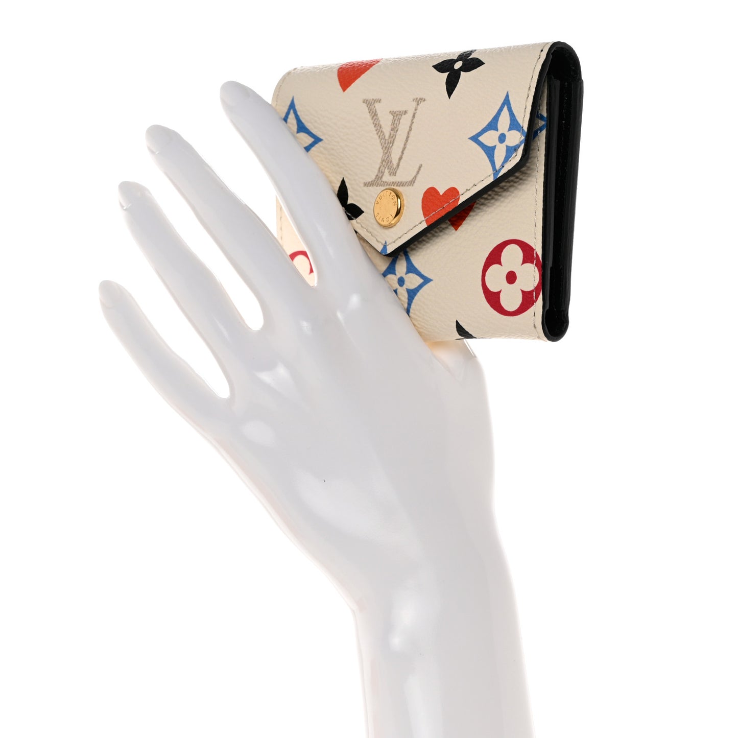 Game On Monogram Zoe Wallet White