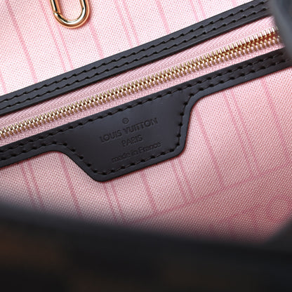 Louis Vuitton Damier Ebene Neo Neverfull MM Rose Ballerine 8 of 8
