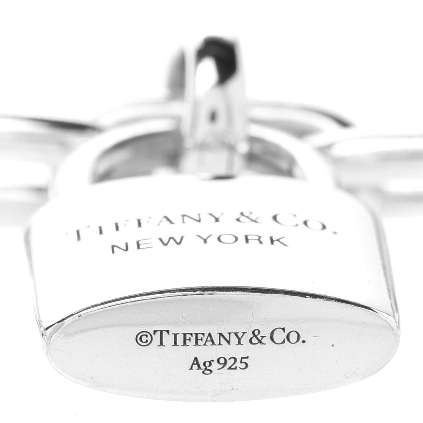Sterling Silver Pearl HardWear Lock Necklace