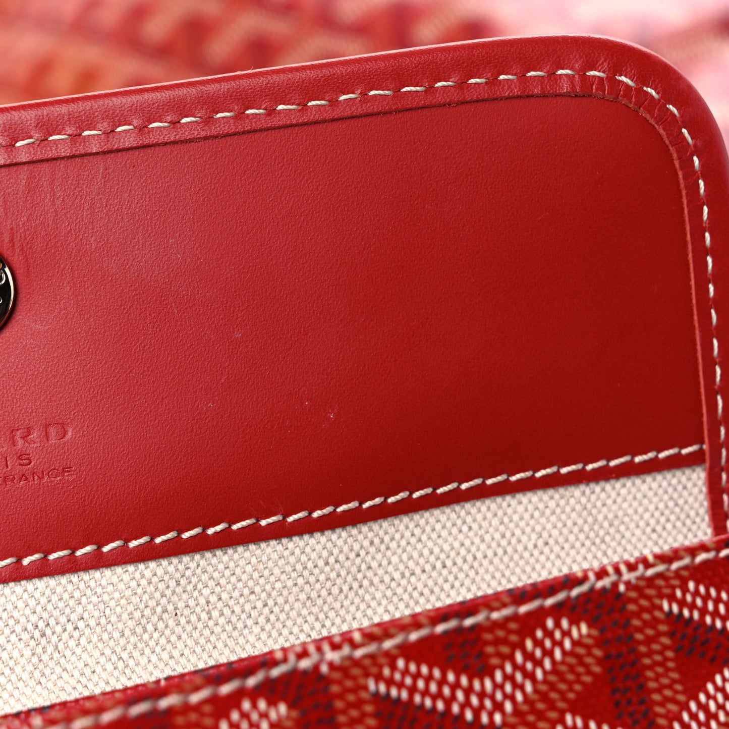 Goyardine Saint Louis GM Red