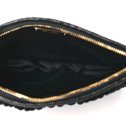 Miu Miu Velvet Matelasse Wristlet Black 5 of 9