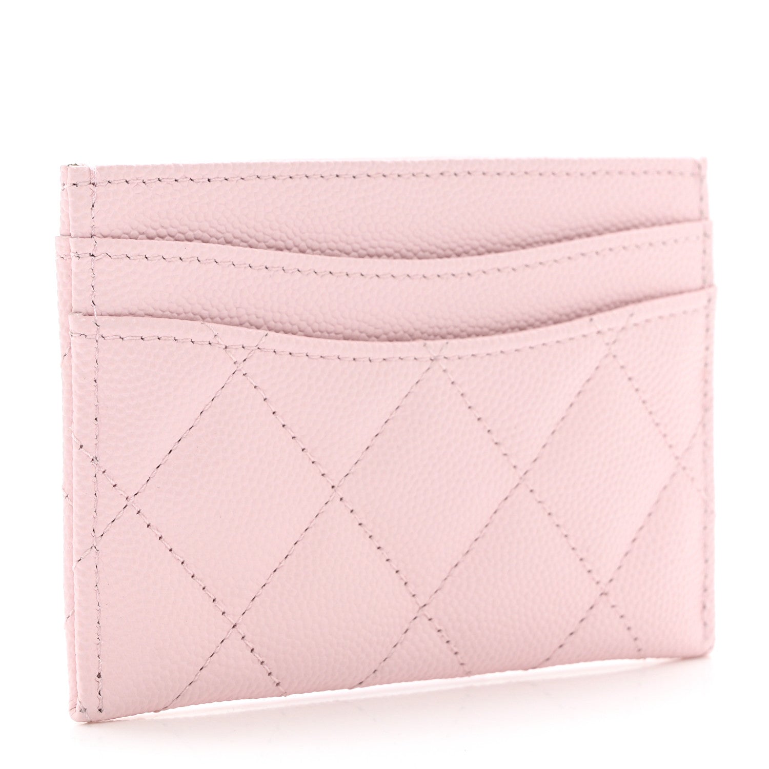 Chanel Caviar Quilted Card Holder Light Pink 2 of 8