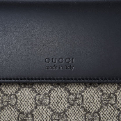 Gucci GG Supreme Monogram Mens Eden Wristlet Black 10 of 10
