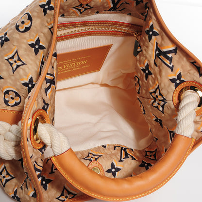 Louis Vuitton Nylon Monogram Cruise Bulles MM Natural 5 of 7