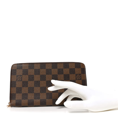 Louis Vuitton Damier Ebene Zippy Organizer Wallet 2 of 8