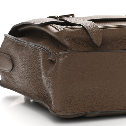 Hermes Taurillon Clemence Steve Caporal Messenger Cacao 8 of 14