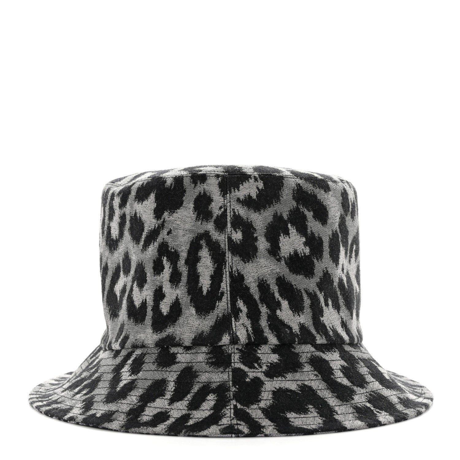 Christian Dior Oblique Reversible Leopard Bucket Hat 56 Grey 3 of 14